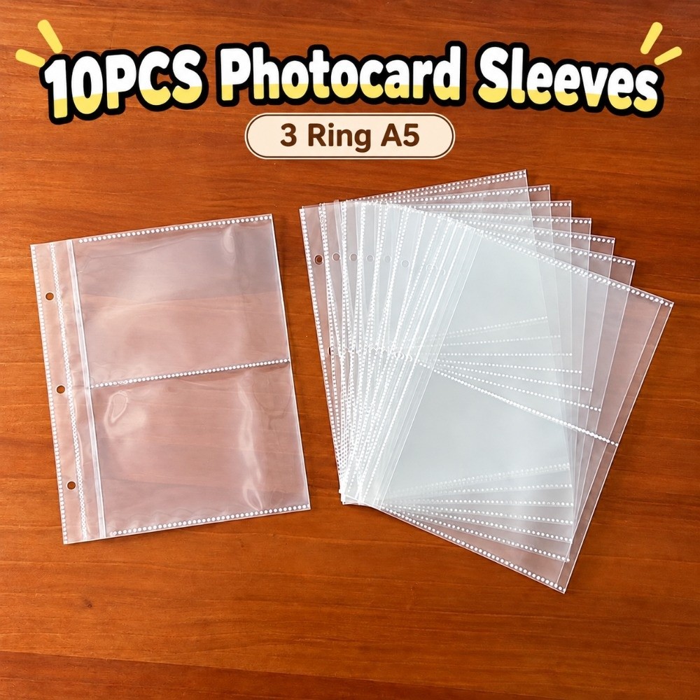 Card Penny Sleeve - Clear View 3 Ring Card Sleeves