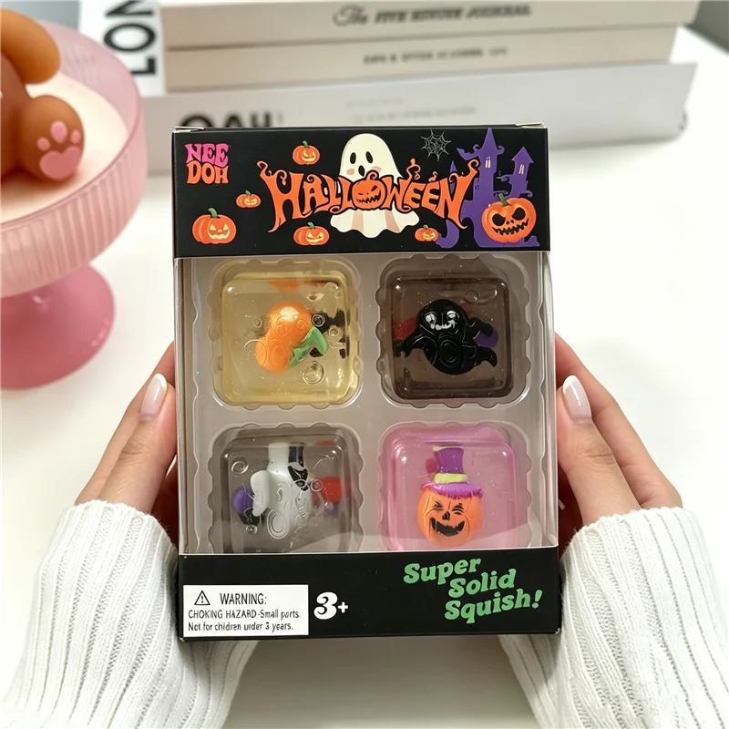 Needoh Halloween Christmas Tee - đánh giá và giá Fidget Cube Original